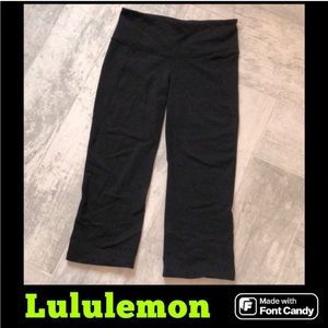 Black Lululemon Crops
